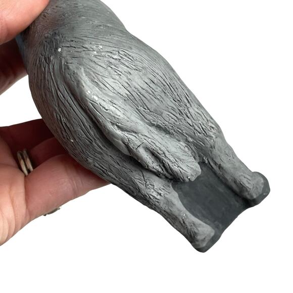 Vintage Hestia Nativity Donkey Figure 1993 Gray Replacement Animal BROKEN - Picture 6 of 13